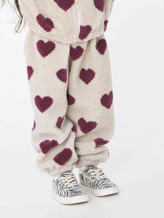 Spodnie outdoor w serca