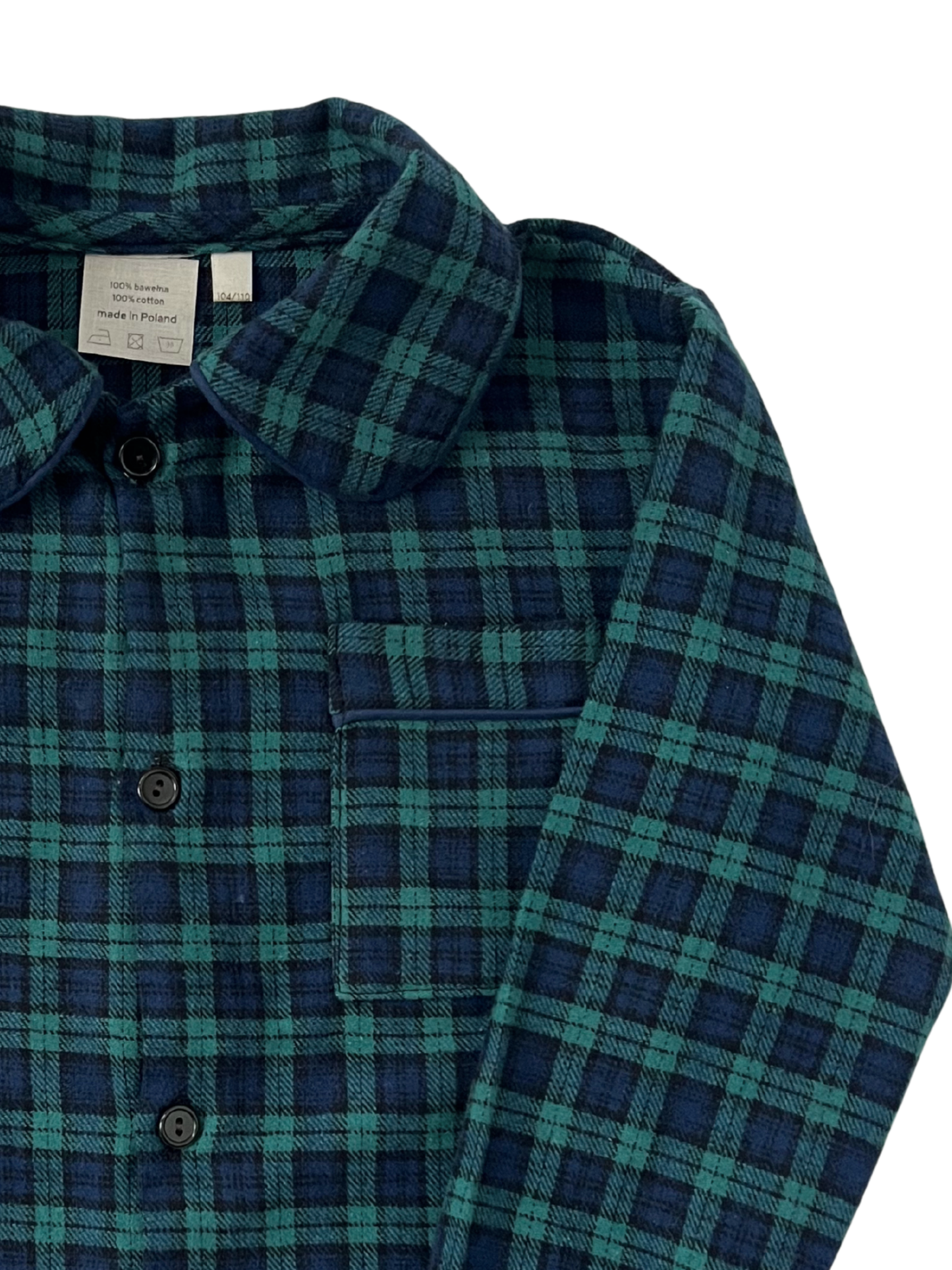 Bawełniana koszula w kratę Royal z lamówką
