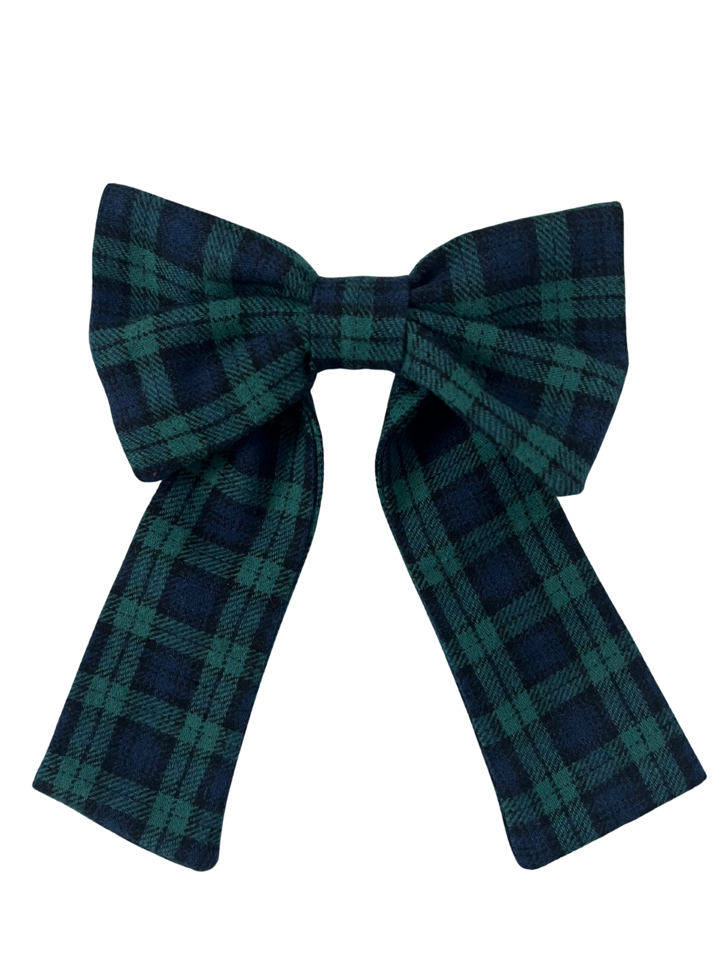 Duża kokarda w świąteczną kratę Royal