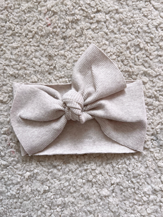 Szeroka opaska Melanż Beżowy