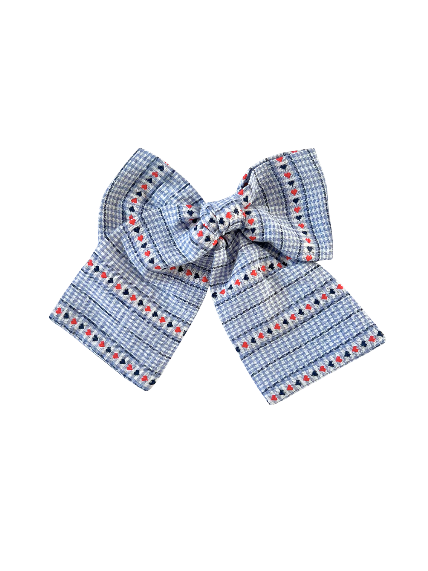 Duża kokardka w serduszka