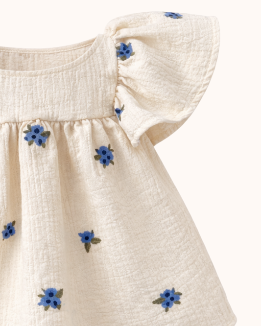 APRIL Bluzka haftowana berry