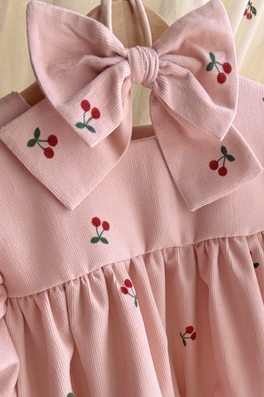 APRIL Duża kokardka wisienki