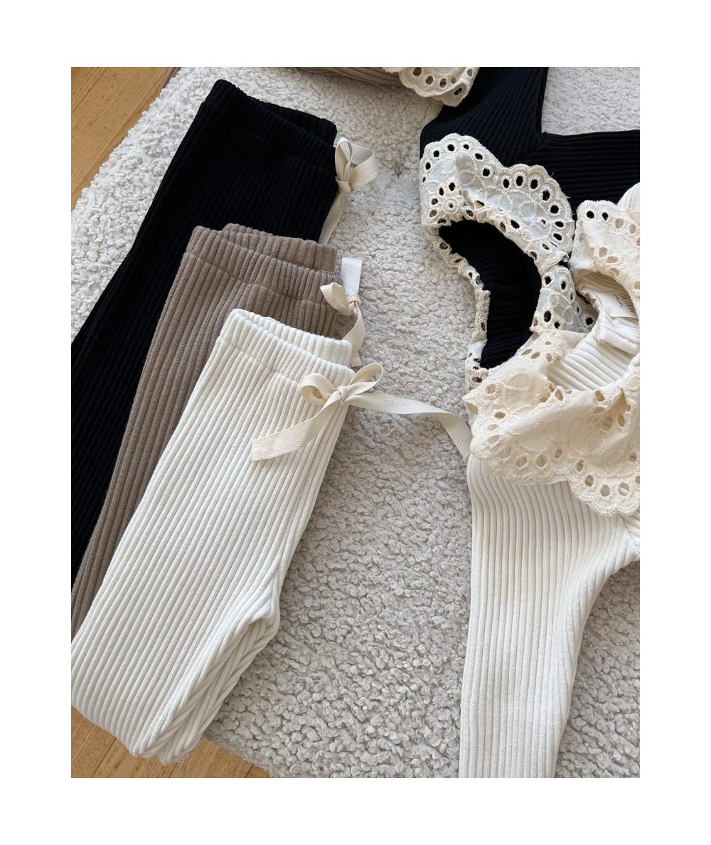 Dzianinowe legginsy premium cotton