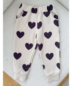 Dres w granatowe serca
