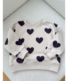 Dres w granatowe serca
