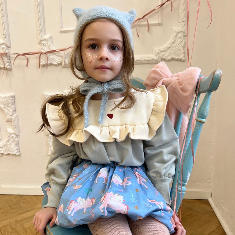 Bluza dresowa miętowa