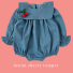 Rampers denim Cherry