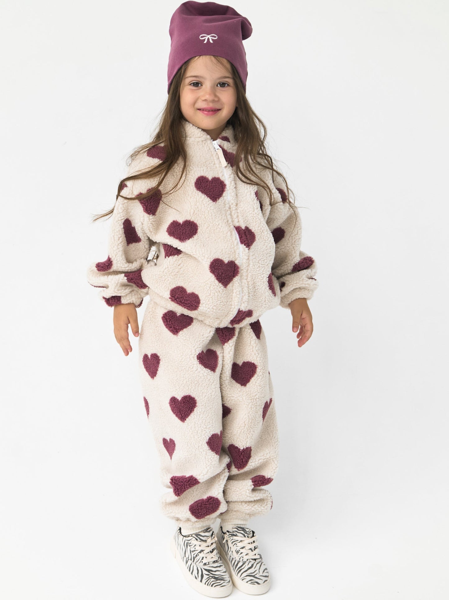 Spodnie outdoor w serca