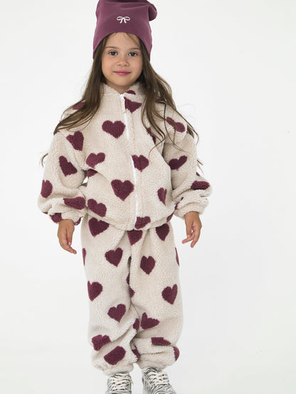 Spodnie outdoor w serca