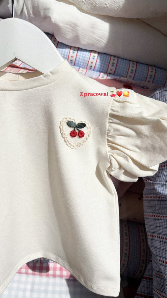 T-shirt z bufkami mon chèri amore