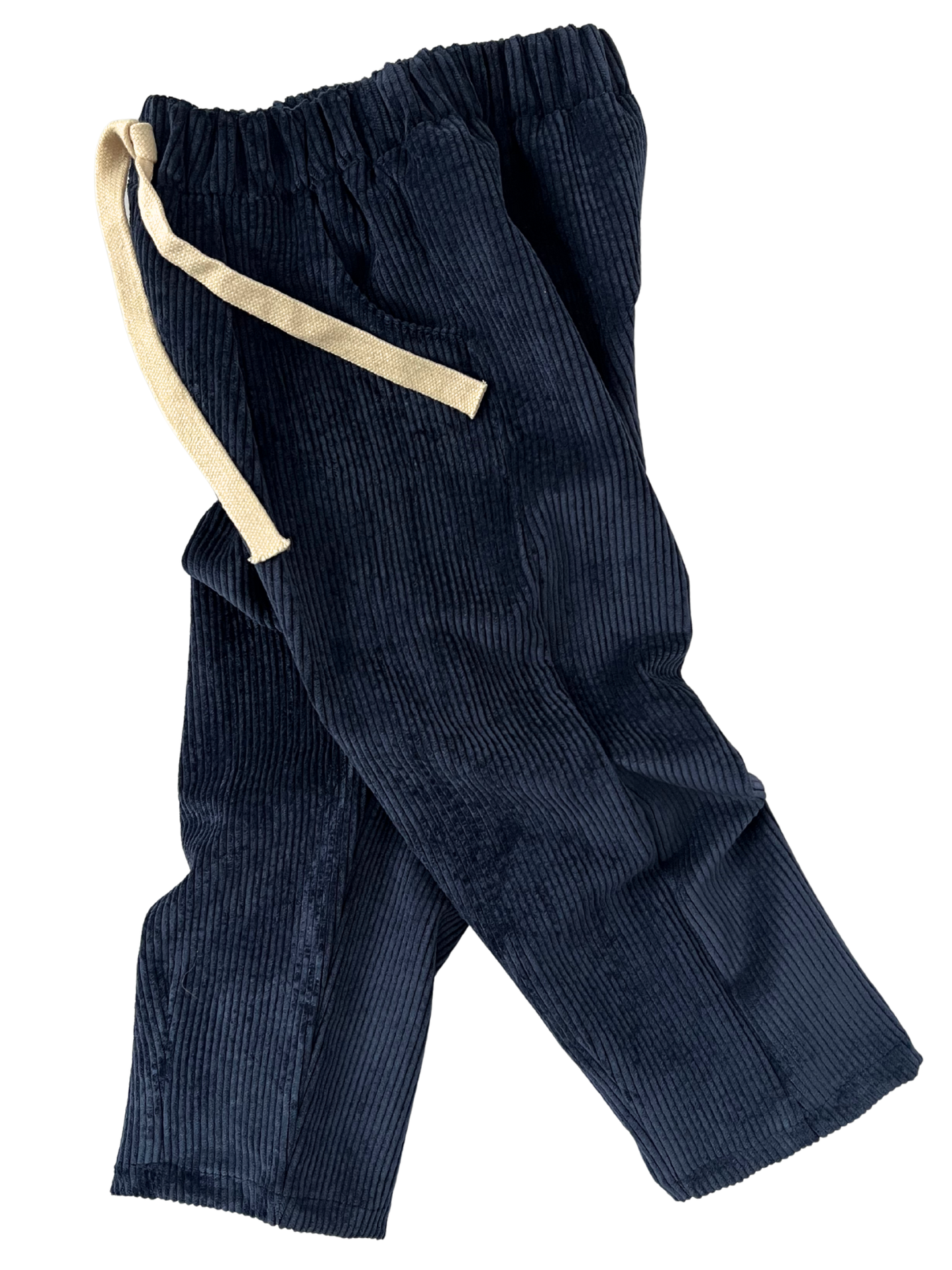 Spodnie sztruksowe - granatowe Royal