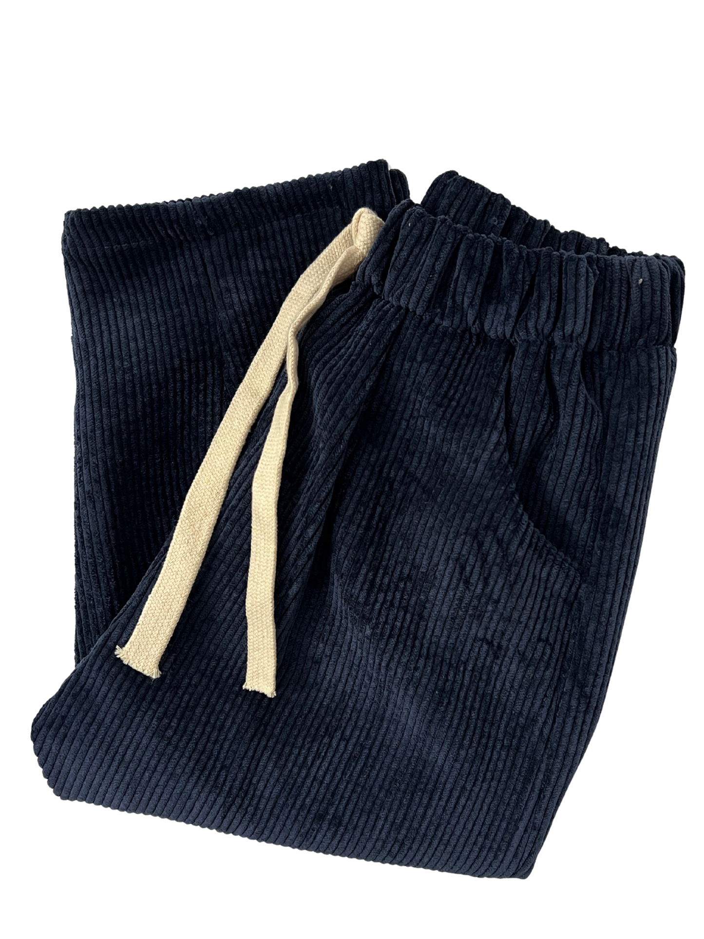 Spodnie sztruksowe - granatowe Royal