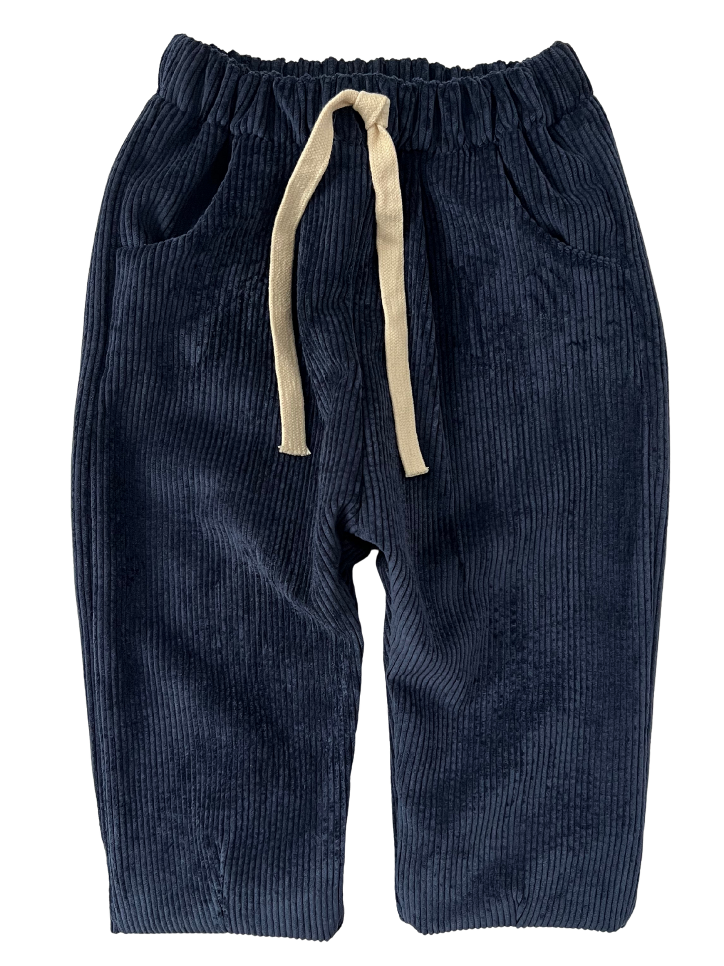 Spodnie sztruksowe - granatowe Royal