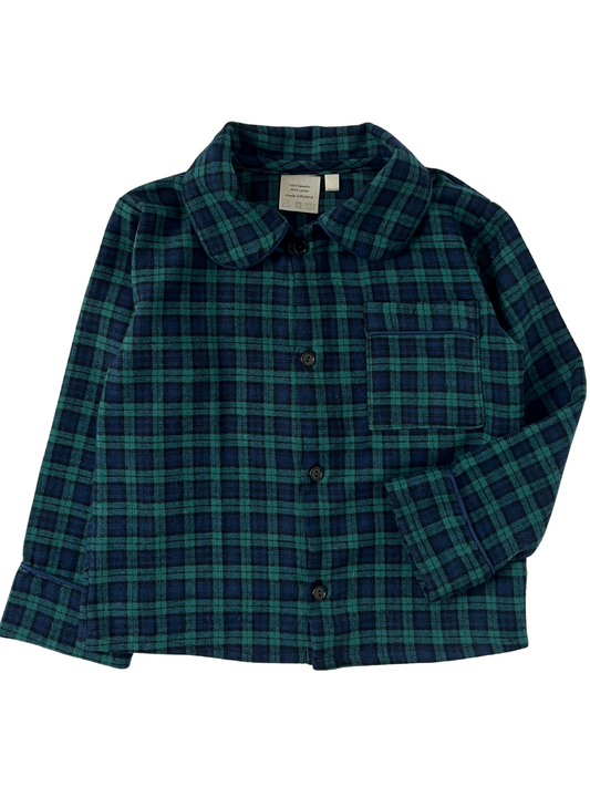 Bawełniana koszula w kratę Royal z lamówką