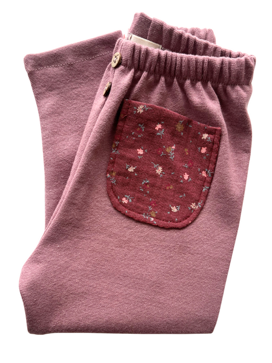 Legginsy z kieszonką Organic malwa