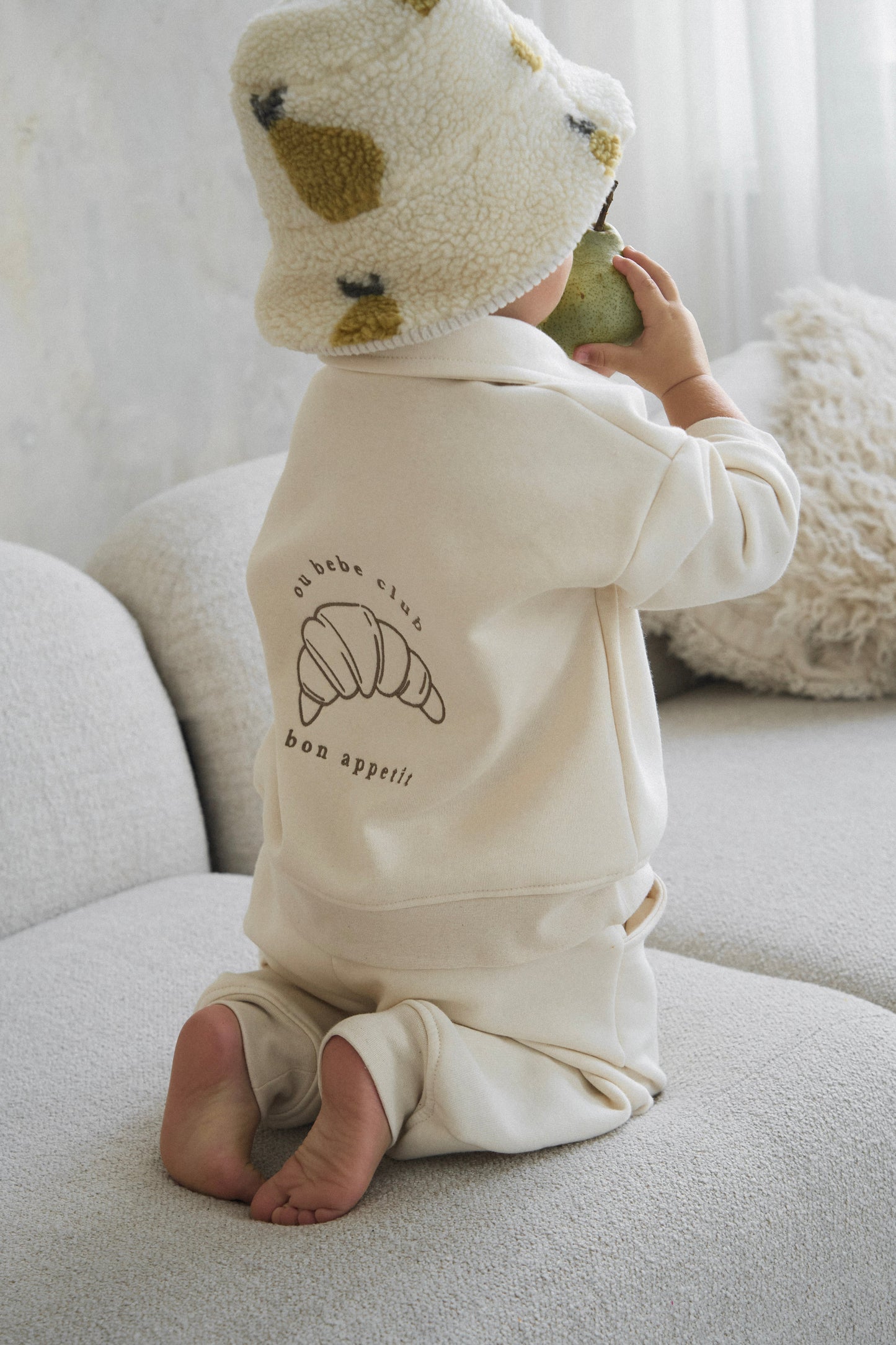 Dres z logo - kremowy