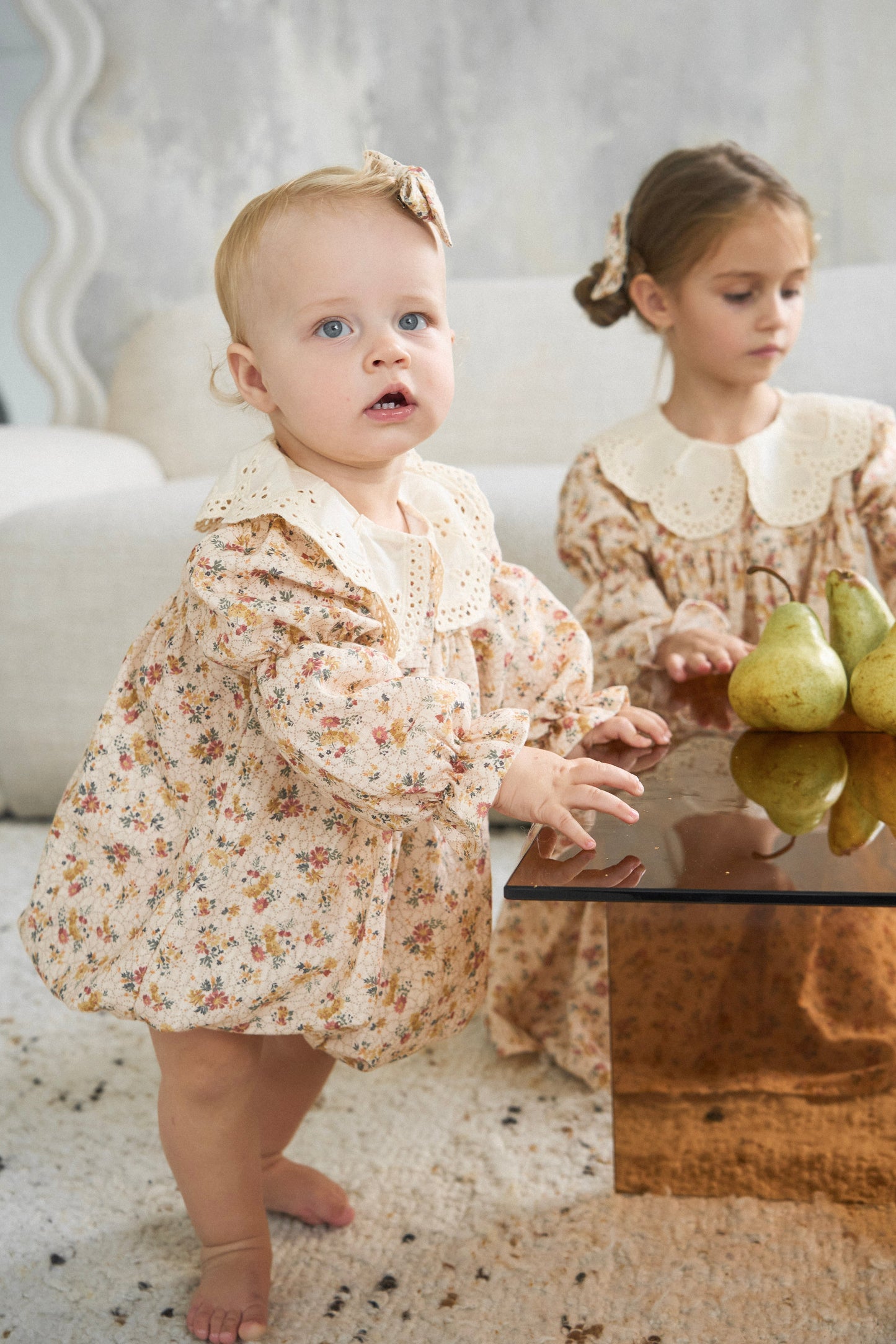 Rampers w kwiatuszki - 2 kolory