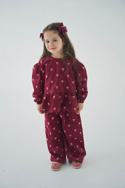 Komplet w kokardki - 2kolory