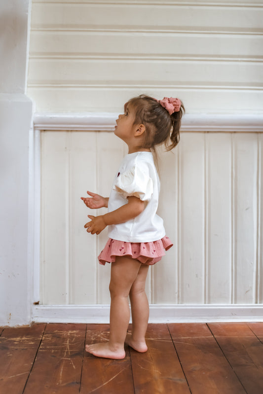 Bloomers z baskinką w serca