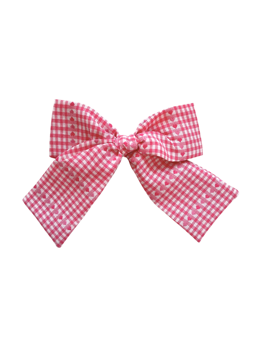 Duża kokardka w serduszka little love