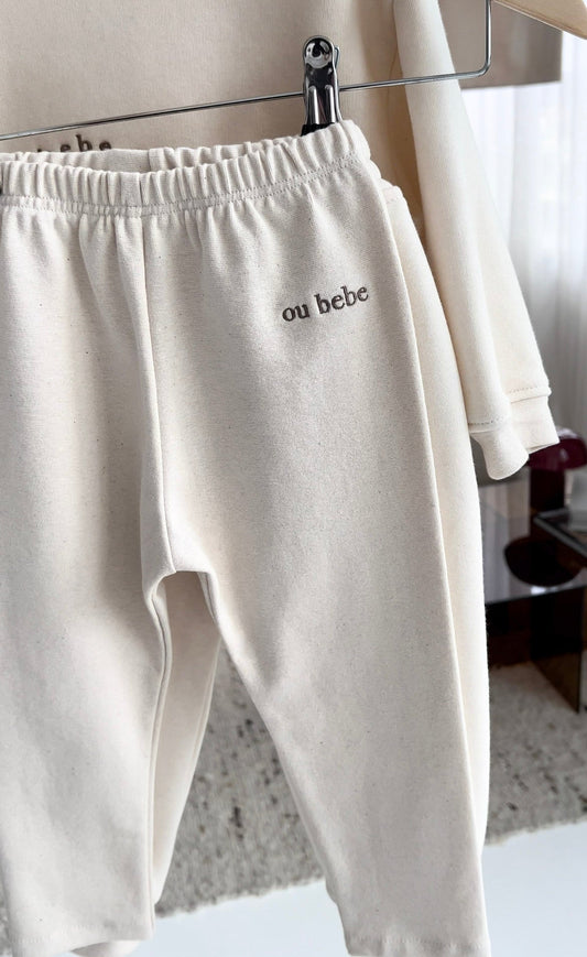 Legginsy chłopięce z logo