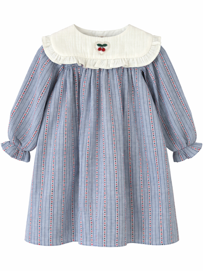 Sukienka w serduszka z wisienką mon chèri