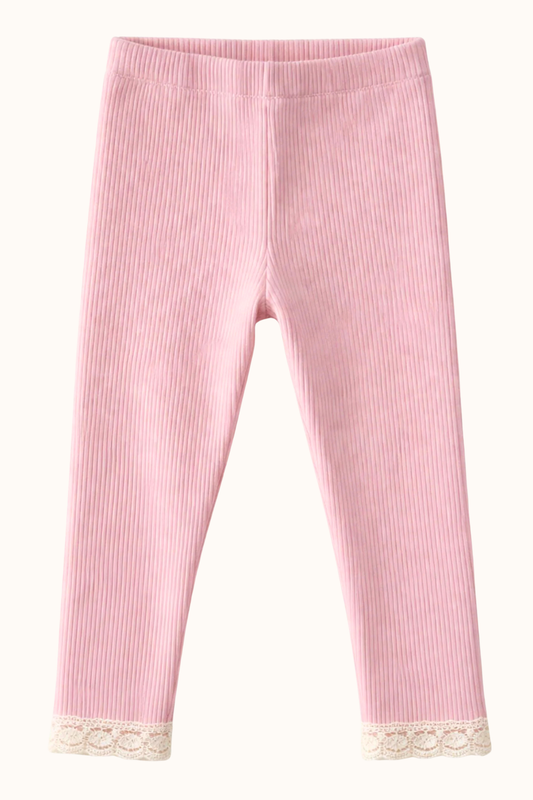 Legginsy jasny pudrowy róż