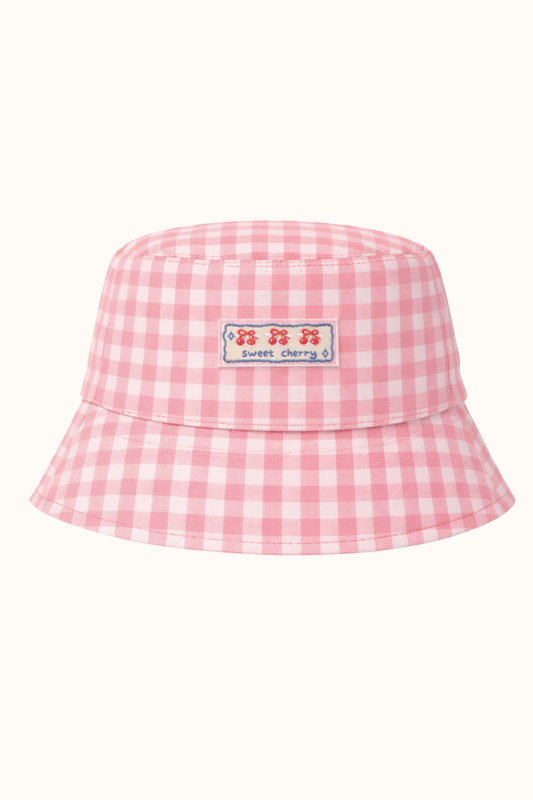 SPRING kapelusz bucket hat z naszywką