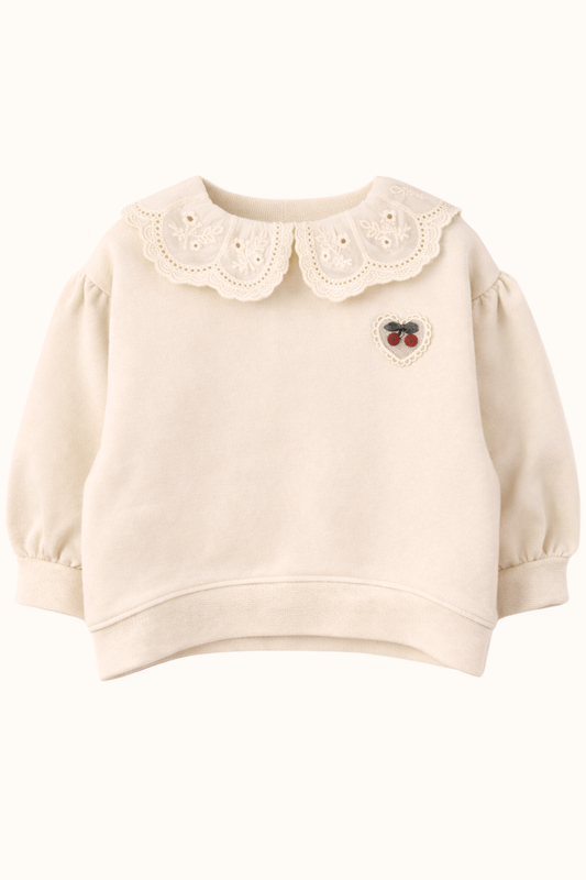 BASIC SPRING - Bluza z kołnierzykiem - naturalna