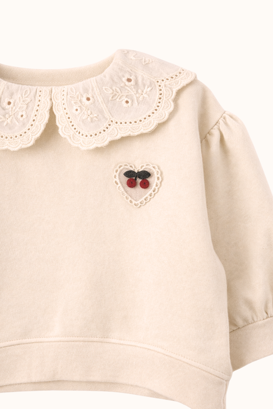 BASIC SPRING - Bluza z kołnierzykiem - naturalna