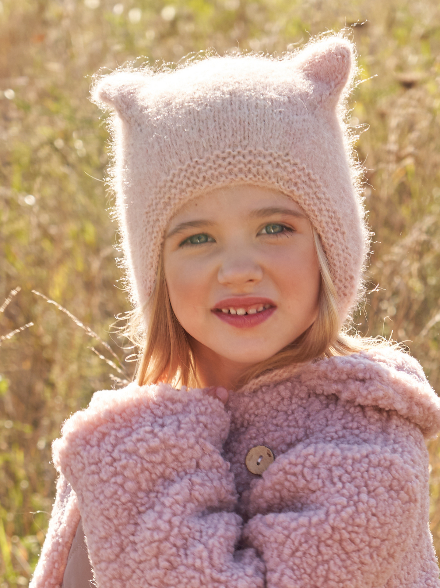 Czapka z uszkami kitty bonnet