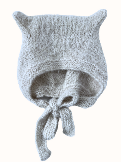 Czapka z uszkami kitty bonnet