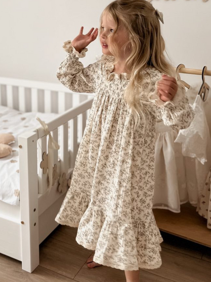 Sukienka z marszczeniem vintage meadow