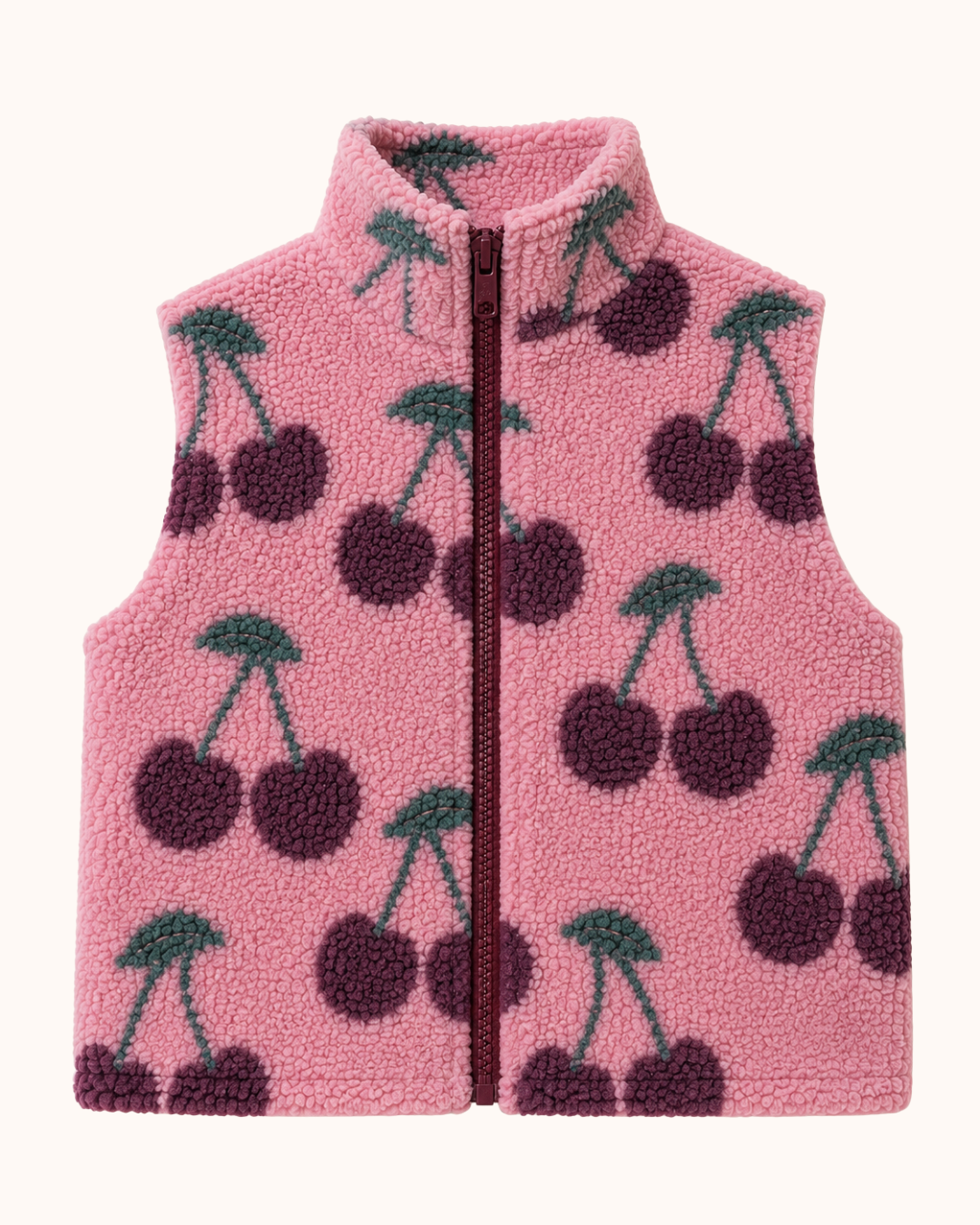 Kamizelka teddy chèrie pink