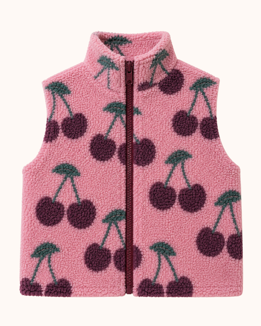 Kamizelka teddy chèrie pink