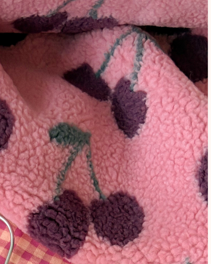 Kamizelka teddy chèrie pink