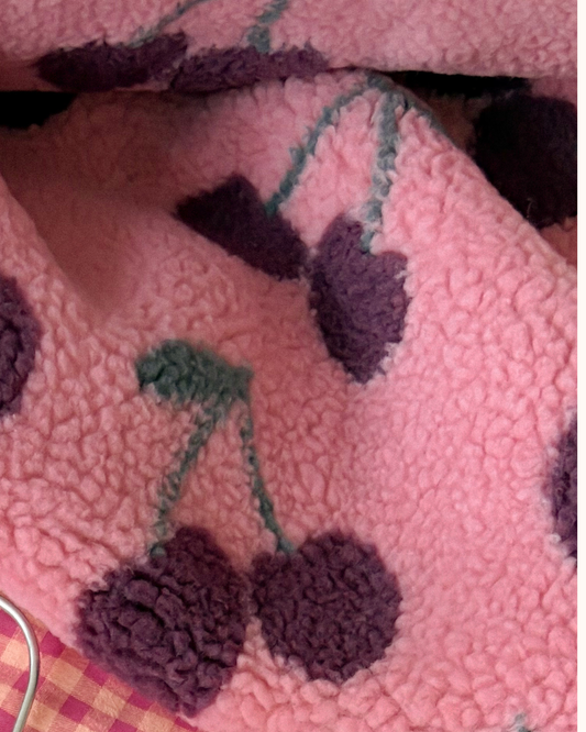 Kamizelka teddy chèrie pink
