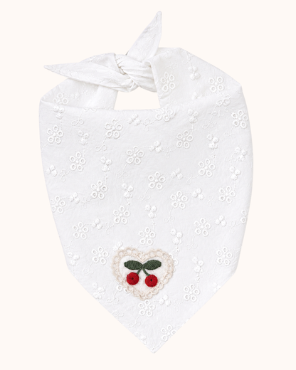 COTTON Chustka bawełniana z wisienką